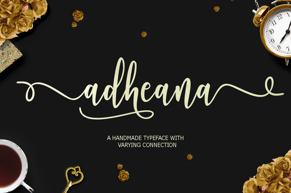 Adheana: The Script Font That Elevates Your Campaigns