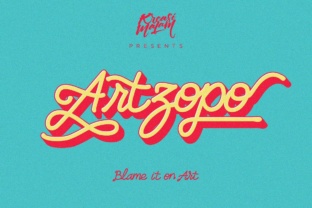 Artzopo: A Script Handwritten Font for Creative Branding