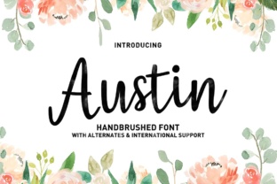 Austin Script Font: A Modern Handwritten Choice