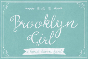 Brooklyn Girl: A Script Handwritten Font for Creative Product Design