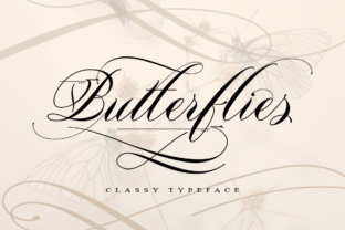 Butterflies: A Timeless Script Font for Editorial Design
