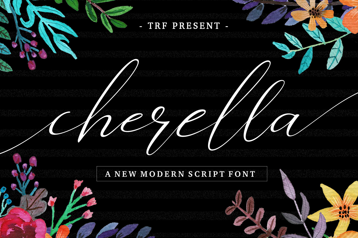 Cherella: A Script Handwritten Font for Modern Web Design
