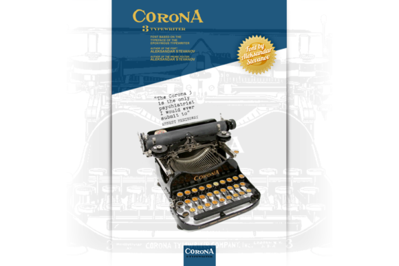 Corona 3 Typewriter for Vintage Branding and Timeless Design