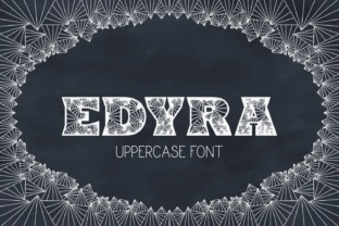 Edyra: A Bold Decorative Font for Creative Designers