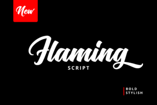 Flaming Script: The Bold Handwritten Font for Powerful Branding