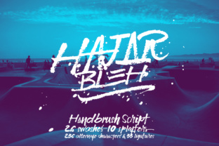 Hajar Bleh: The Script Handwritten Font That Elevates Your Brand’s Visual Story