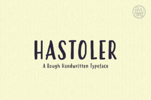 Hastoler: A Playful Script Font for Creative Projects