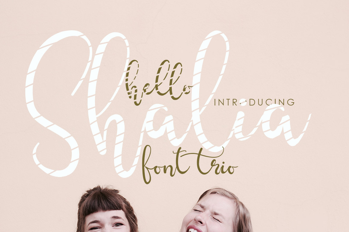 Hello Shalia: A Script Font for Editorial Design and Branding