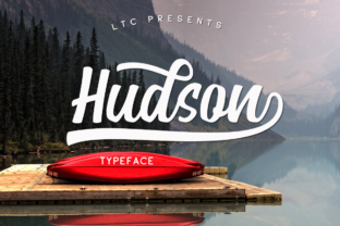 Hudson: A Versatile Script Font for Editorial Design and Branding
