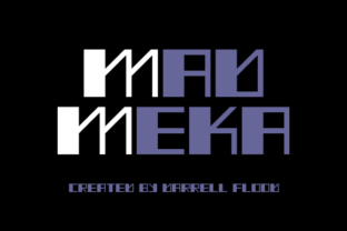 Mad Meka: A Bold Decorative Font for Modern Design