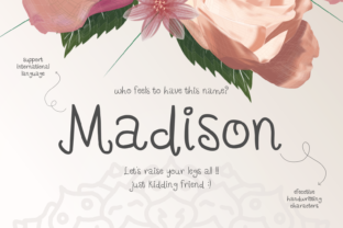 Madison: A Playful Handwritten Font for Web Design and Branding