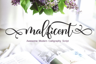 Malficent: A Script Font for Creative Campaigns
