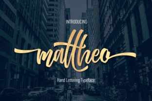 Mattheo: A Bold Script Font for Impactful Web Design