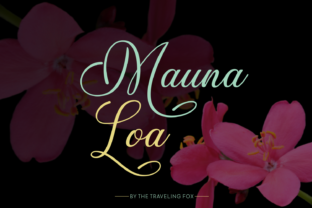 Mauna Loa: A Timeless Script Handwritten Font for Elegant Branding