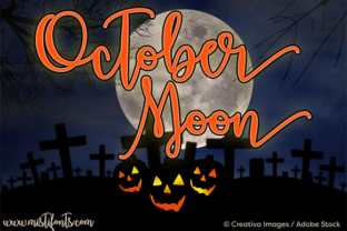 October Moon: A Script Handwritten Font for Creative Branding
