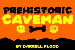 Prehistoric Caveman: A Decorative Font for Bold Editorial Design