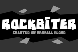 Rockbiter: A Bold Font for Fantasy and Craft Design