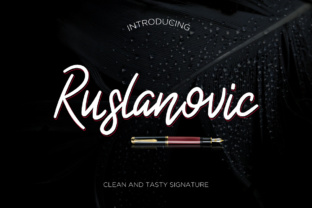Ruslanovic: A Script Font for Dynamic Digital Campaigns