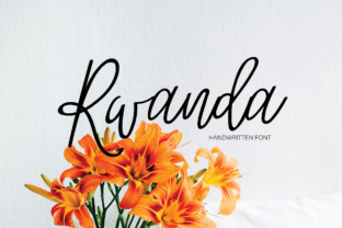 Rwanda: A Script Font for Editorial Design