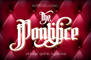 The Pontifice: A Blackletter Font for Bold Branding and Campaign Impact