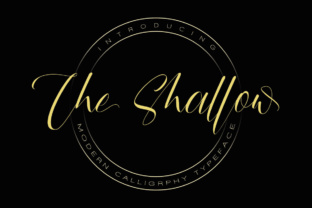 The Shallow: A Script Handwritten Font for Editorial Design