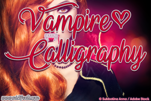 Vampire Calligraphy for Creative Designers and Handmade Makers