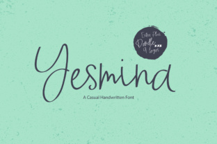 Yesmina: A Script Font That Elevates Handmade Projects