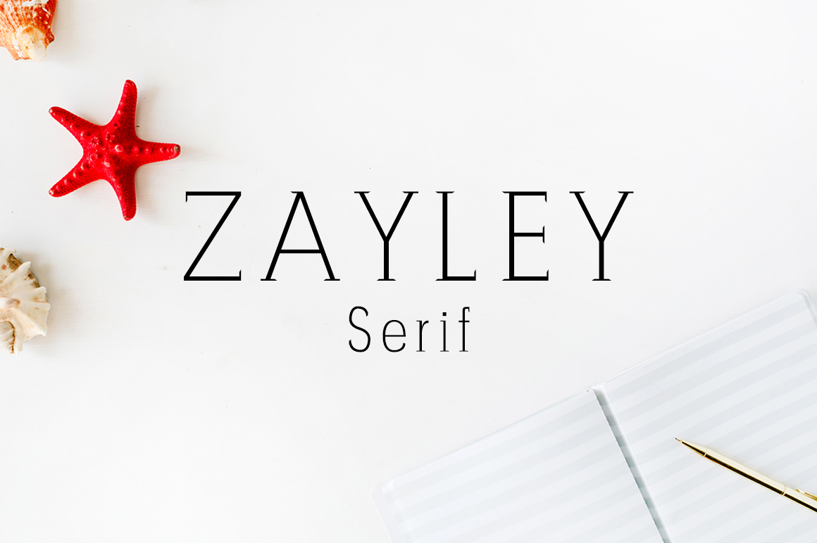 Zayley: A Modern Serif Font for Web Design and Brand Identity